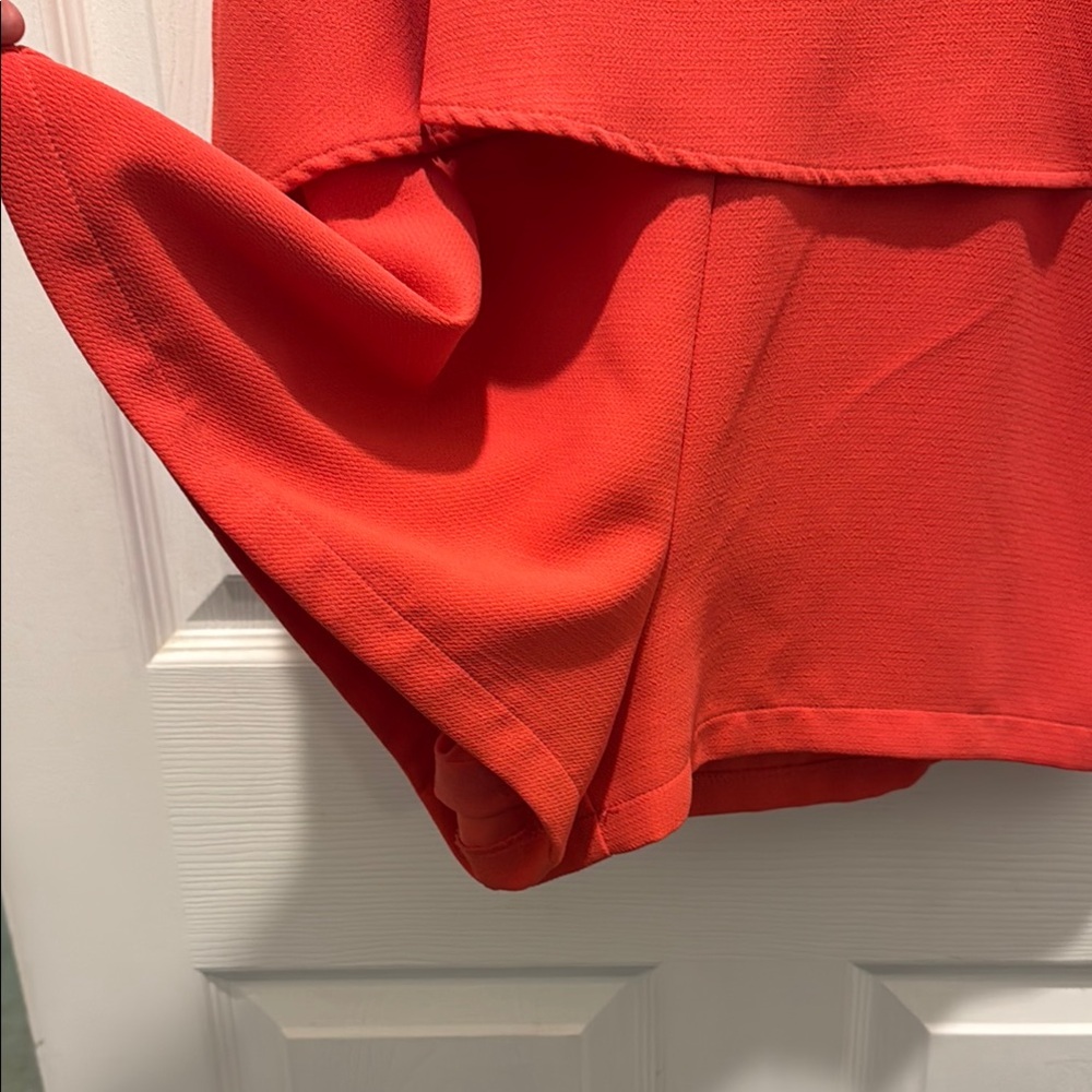 DO+BE Red Ruffled Halter Romper - Picture 3 of 12